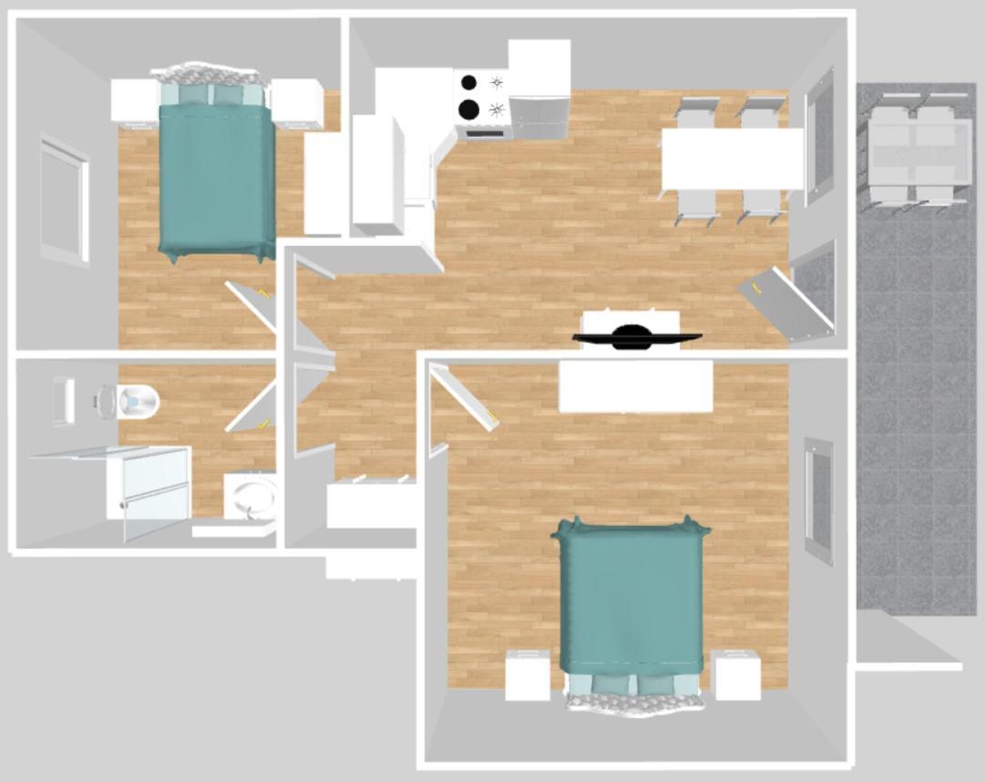 Apartmani Lavanda 브르시 객실 사진